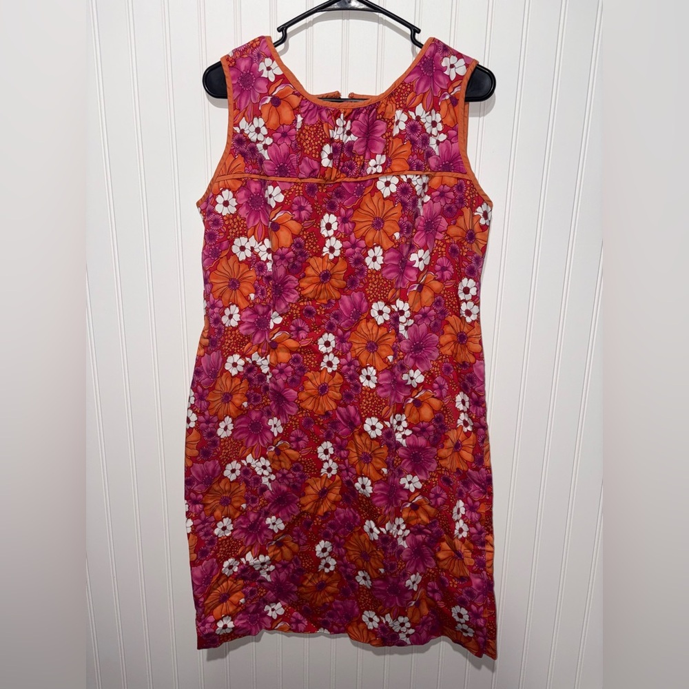Vintage Sag Harbor Pink and Orange Dress| Size 16